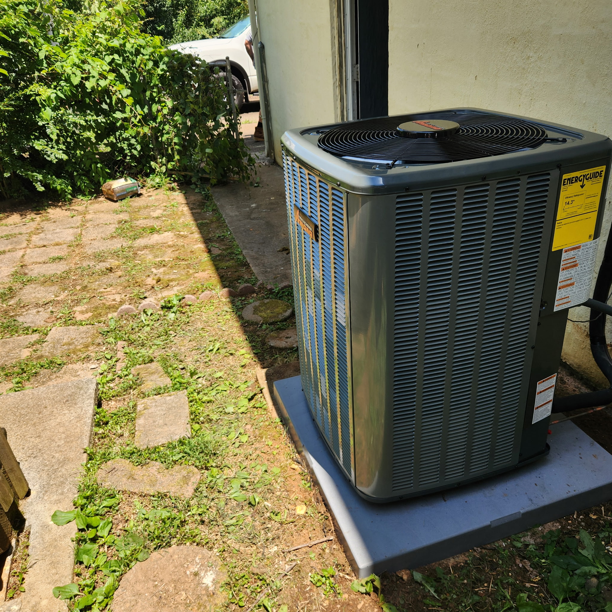 AC unit replacement completed by East Tennessee Air Company in Knoxville, TN